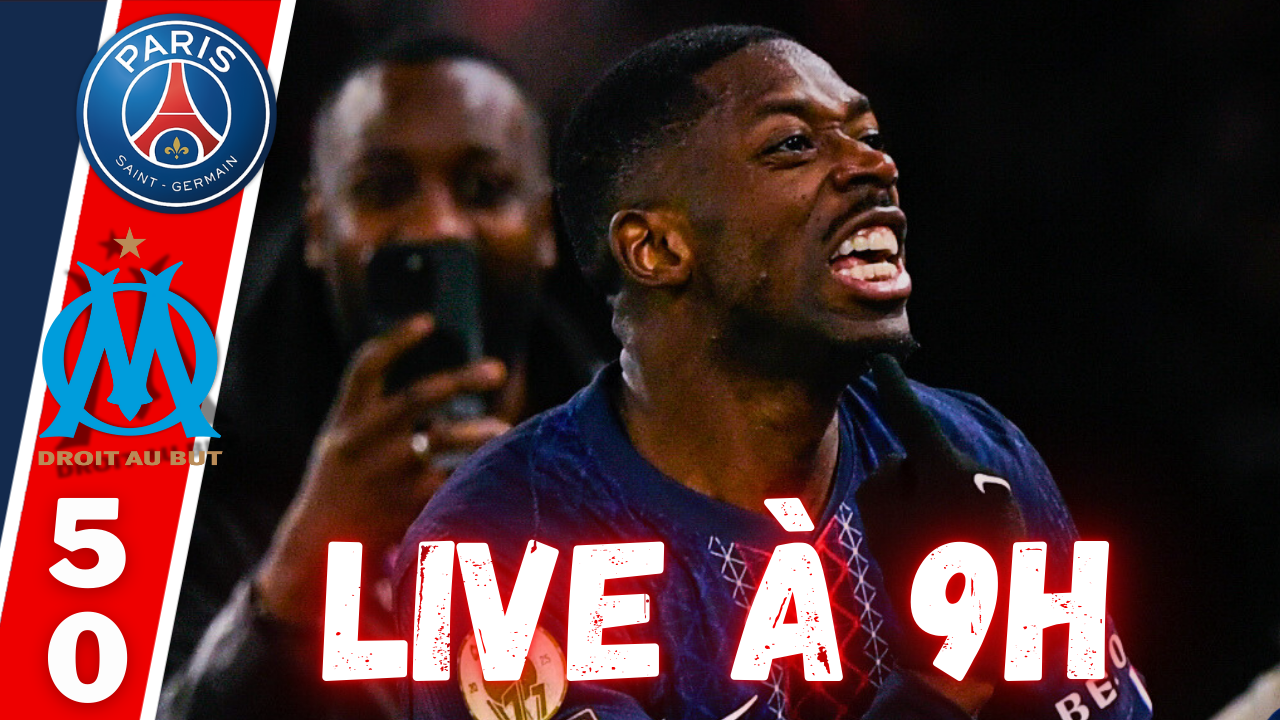 Live PSG/OM - Un Classico &agrave; sens unique, d&eacute;brief avec les notes...Rendez-vous &agrave; 9h !