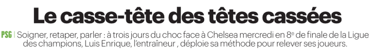 Revue de presse PSG – Luis Enrique doit réanimer son groupe