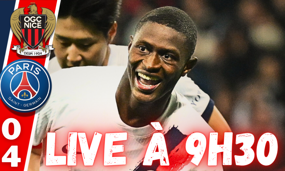 Live Nice/PSG – La 1ere place avec des surprises, le débrief : Rendez-vous à 9h30 !