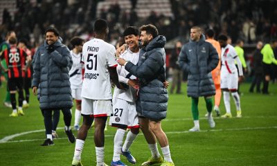Nice/PSG - Dro Fernandez est aux anges apr&egrave;s son but et la victoire