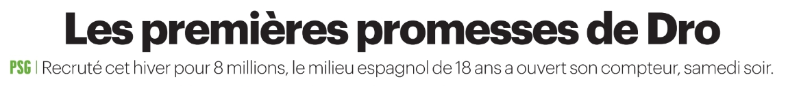 Revue de presse : Dro, Nuno Mendes et l’arrivée de Zidane en Bleus