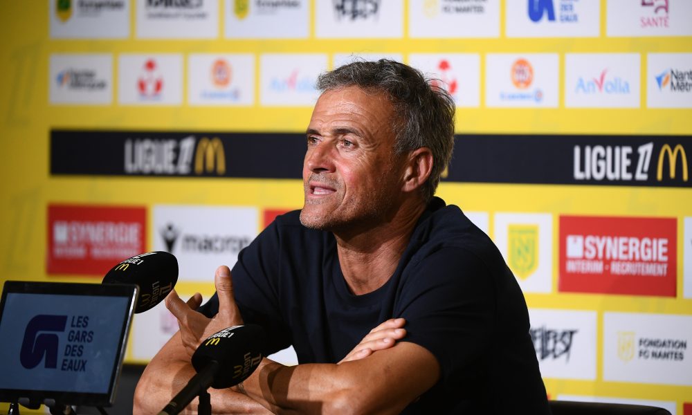 PSG/Nantes - La conf&eacute;rence de presse Luis Enrique en direct &agrave; 13h