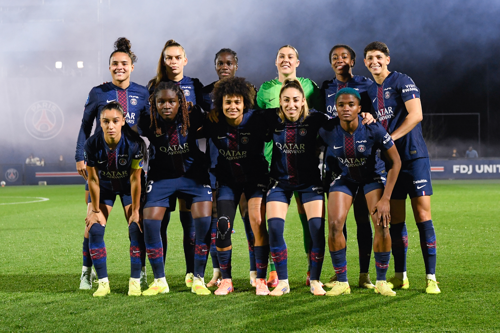 Fleury/PSG - Les &eacute;quipes officielles