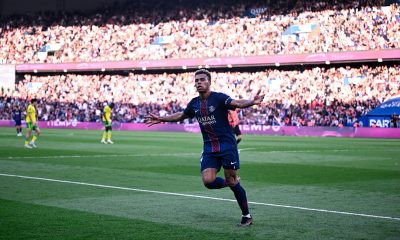 PSG/Nantes - La joie de Dou&eacute; apr&egrave;s la victoire