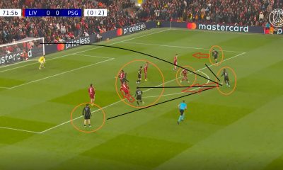 Liverpool/PSG - C'&eacute;tait trop pour les Reds...l'analyse du 1er but de Demb&eacute;l&eacute;