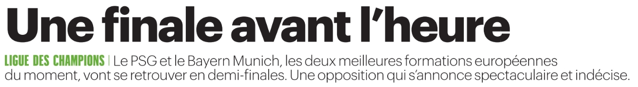 Revue de presse : PSG/Bayern, Dembélé/Olise et Youth League