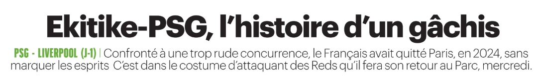 Revue de presse : PSG/Liverpool, les compositions probables