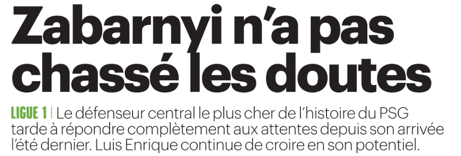 Revue de presse : PSG/Toulouse, Zabarnyi, Mbaye et arbitre sonorisé