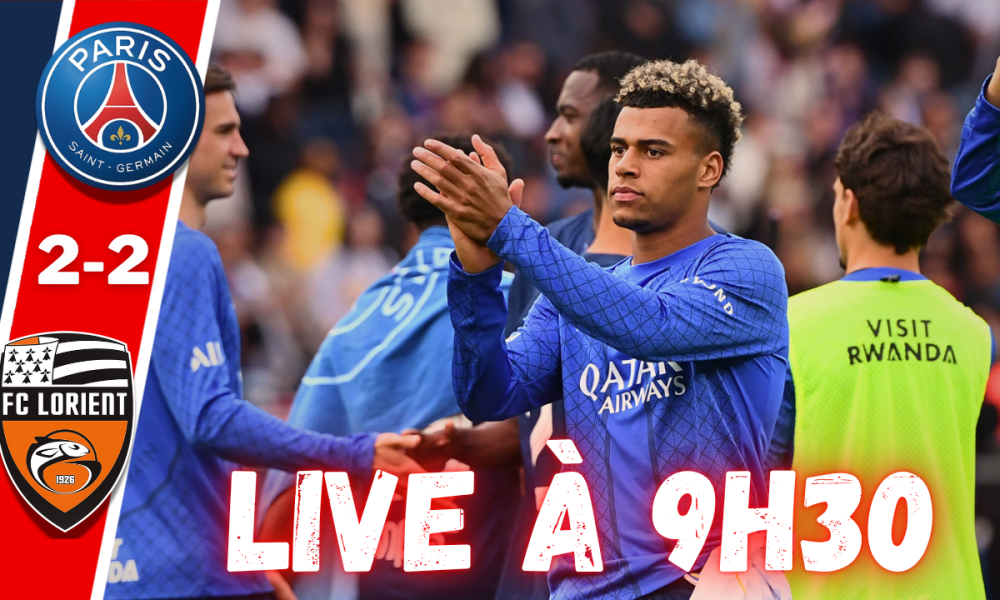 Live PSG/Lorient - Match nul avec des premi&egrave;res et Ligue 1, le d&eacute;brief &agrave; 9h30 !