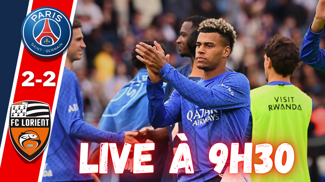 Live PSG/Lorient - Match nul avec des premi&egrave;res et Ligue 1, le d&eacute;brief &agrave; 9h30 !