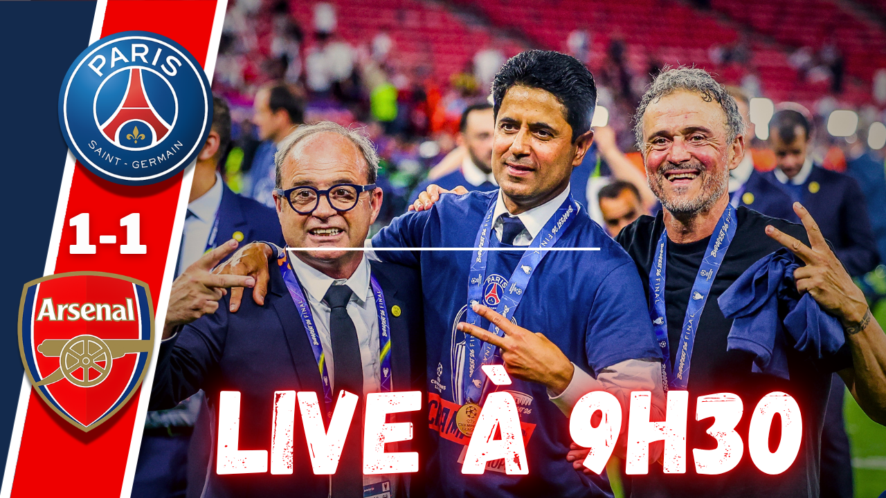Live PSG/Arsenal - Paris est entr&eacute; dans la l&eacute;gende...Rendez-vous &agrave; 9h30 !