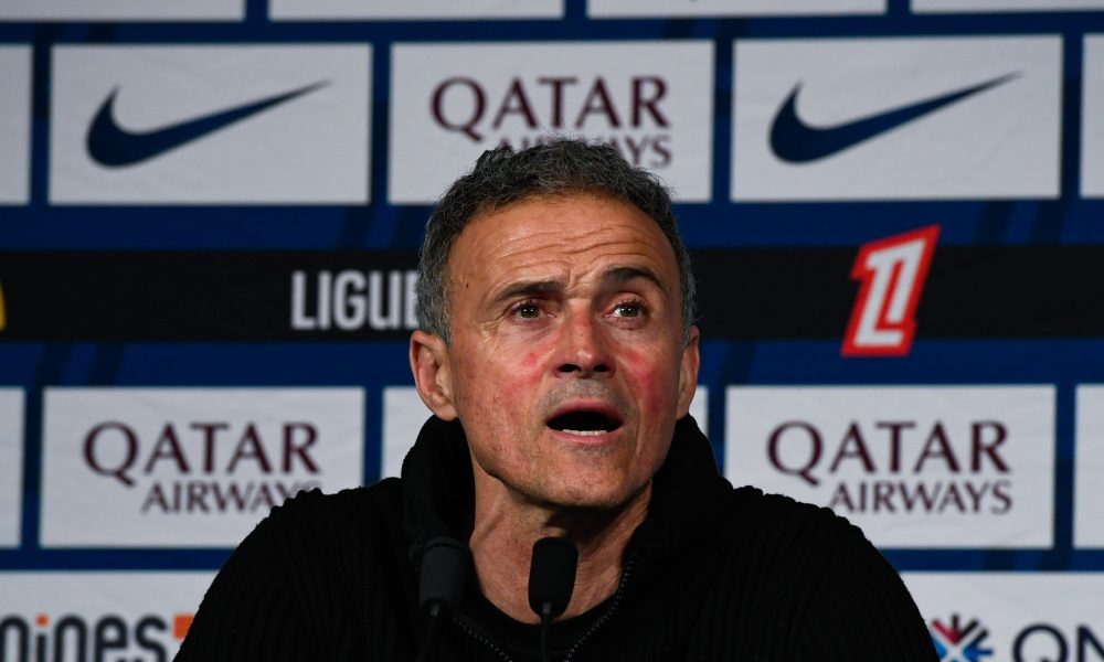 Paris FC/PSG - Luis Enrique en conf