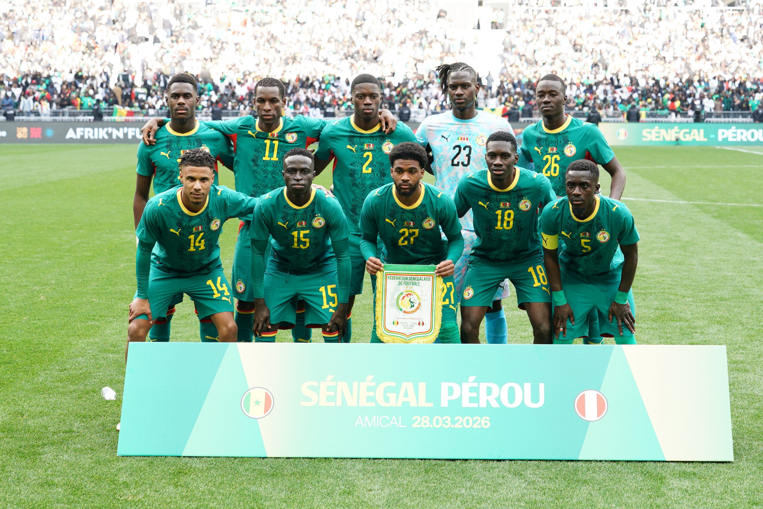 &Eacute;tats-Unis/S&eacute;n&eacute;gal - Les &eacute;quipes officielles :