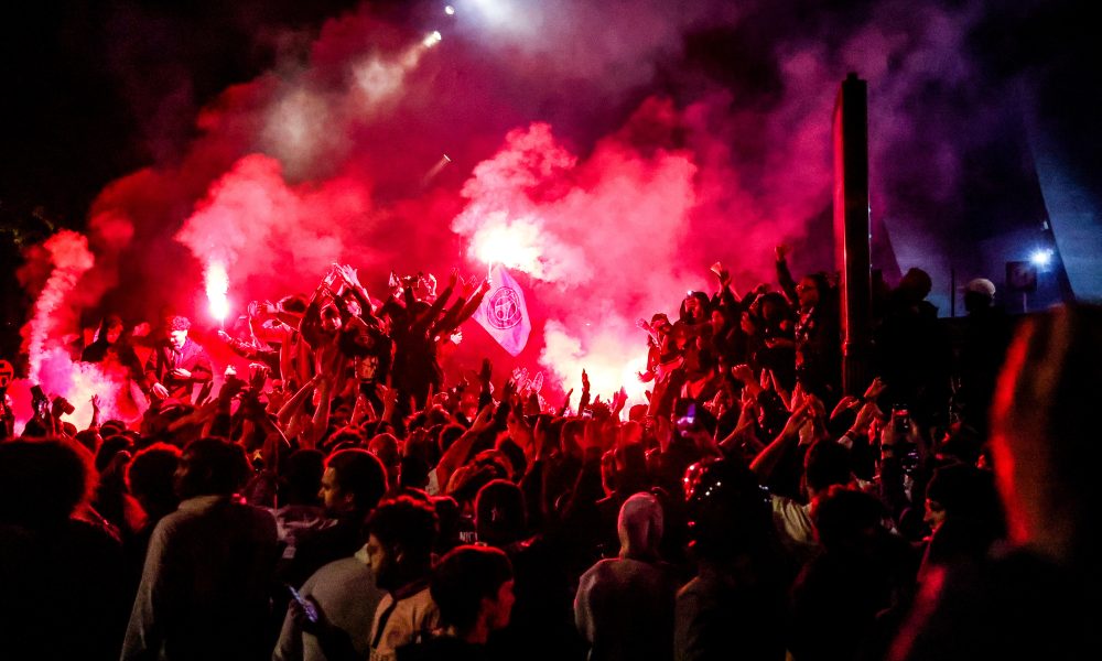 PSG/Arsenal - Une fan zone &agrave; Paris / Diffusion Parc des Princes