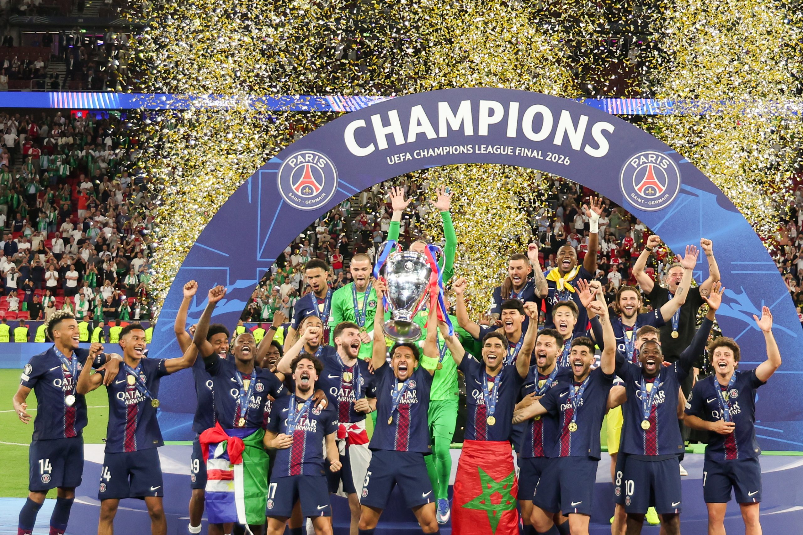 PSG/Arsenal - Marquinhos zone mixte