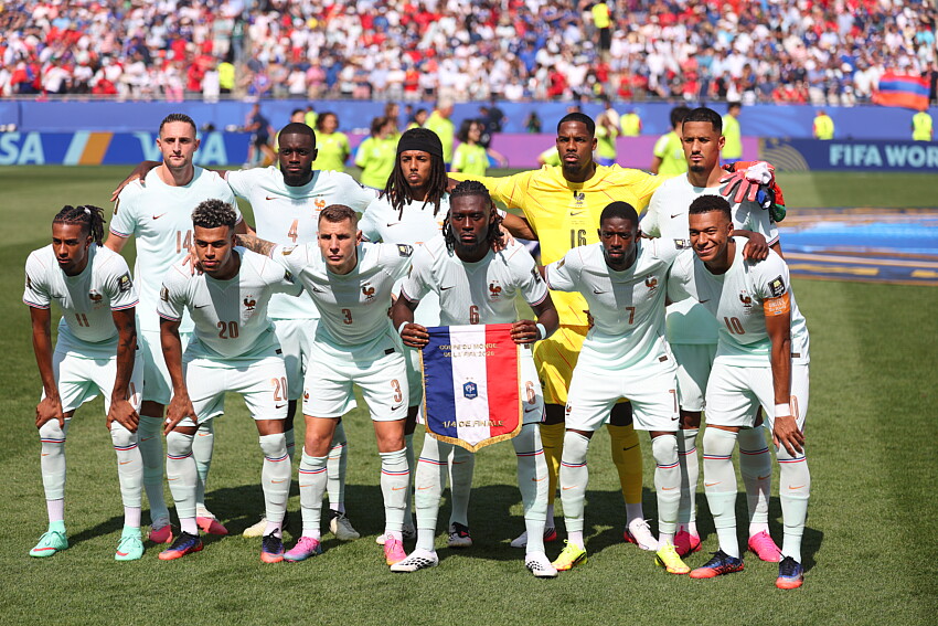 France/Espagne - Les &eacute;quipes officielles de la demi-finale de Coupe du Monde