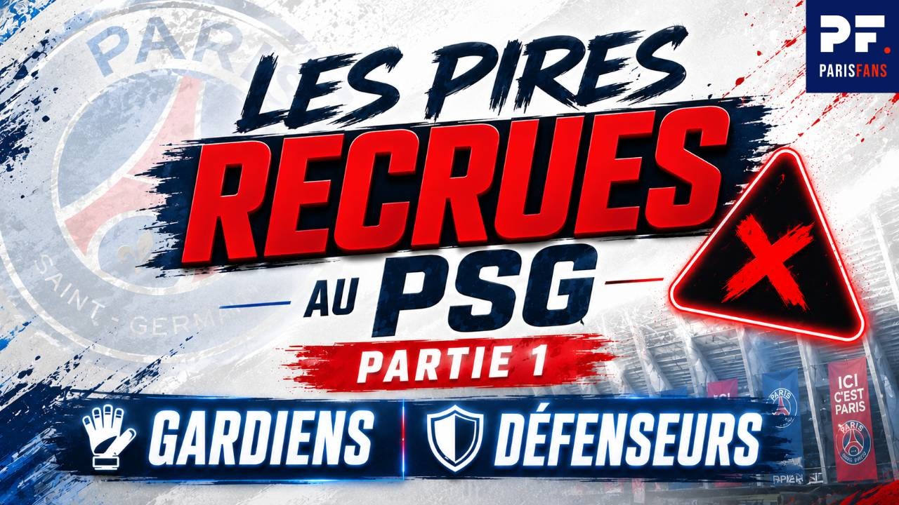Live PSG - Les pires recrutements de l'histoire, rendez-vous &agrave; 9h30 !
