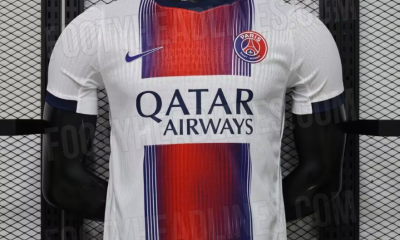 Le maillot ext&eacute;rieur 2026/2027 du PSG se pr&eacute;cise