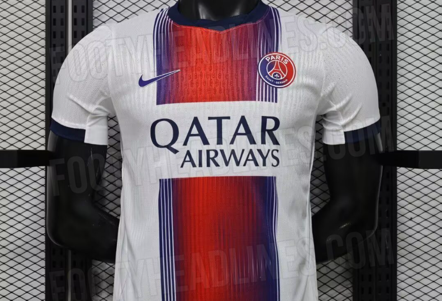 Le maillot ext&eacute;rieur 2026/2027 du PSG se pr&eacute;cise