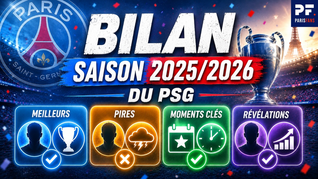 Vid&eacute;o PSG - La tier list de la saison 2025-2026 et les matchs marquants