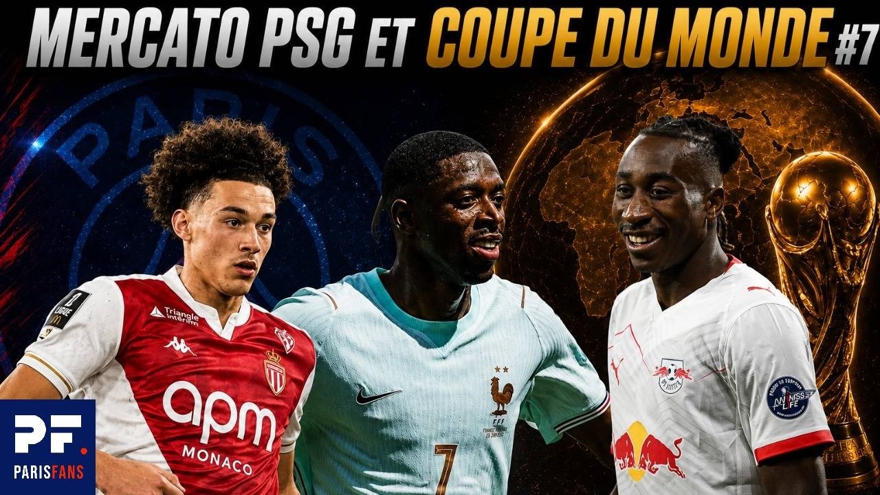 Vid&eacute;o - Mercato PSG (Diomande, Akliouche...) et France/Su&egrave;de