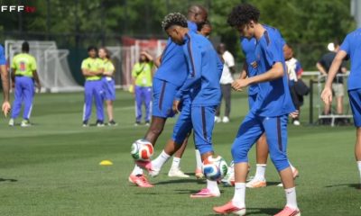 France/S&eacute;n&eacute;gal - Le dernier entra&icirc;nement des Bleus en vid&eacute;o !