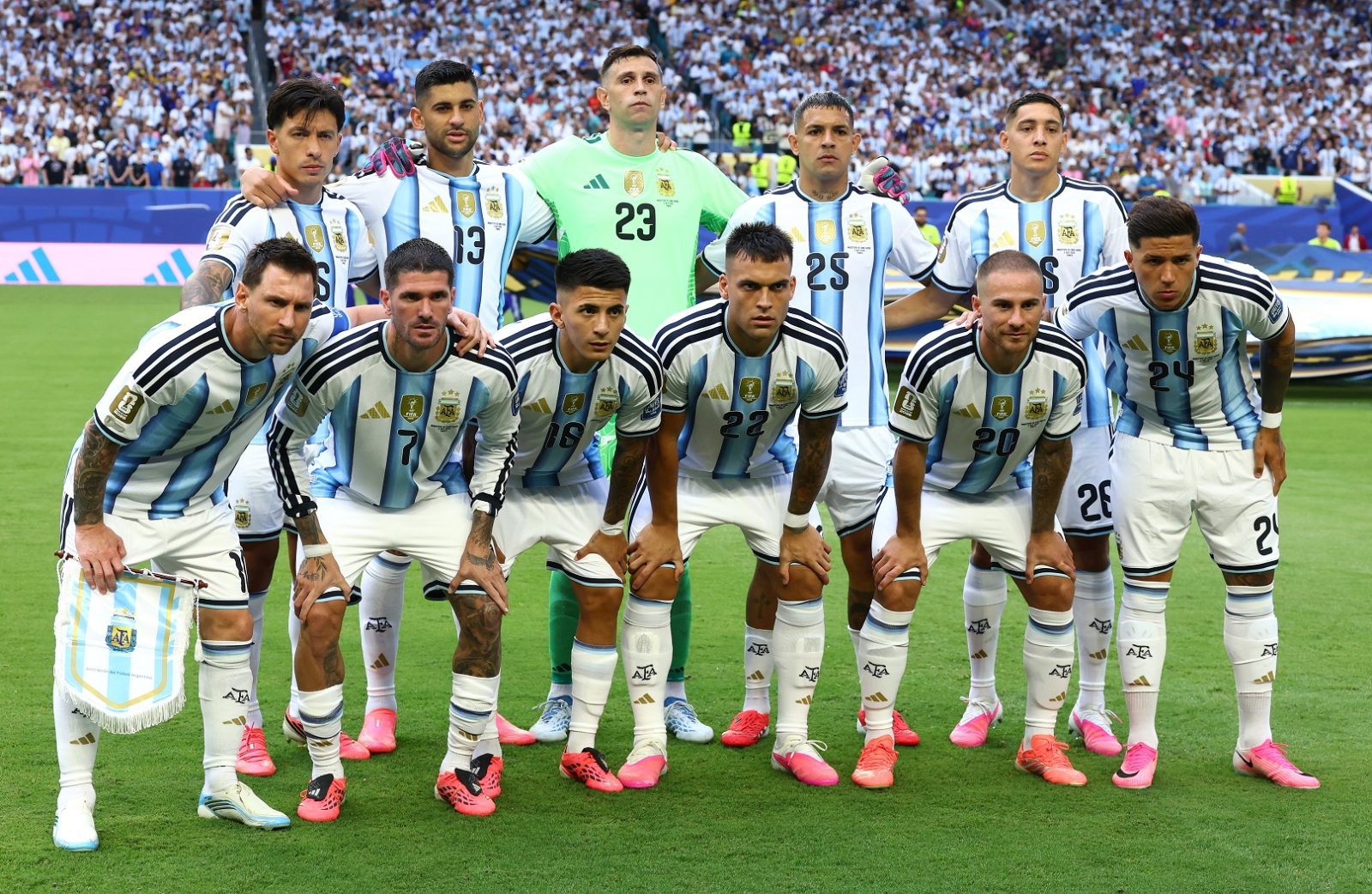 Argentine/Egypte - Les équipes officielles en 8e de finale