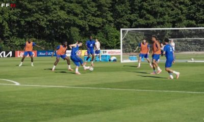 L'immersion au sein de l'Equipe de France : les &eacute;changes des Bleus &agrave; l'entra&icirc;nement