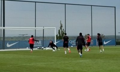 Les meilleurs moments de l'entra&icirc;nement du PSG en vid&eacute;o