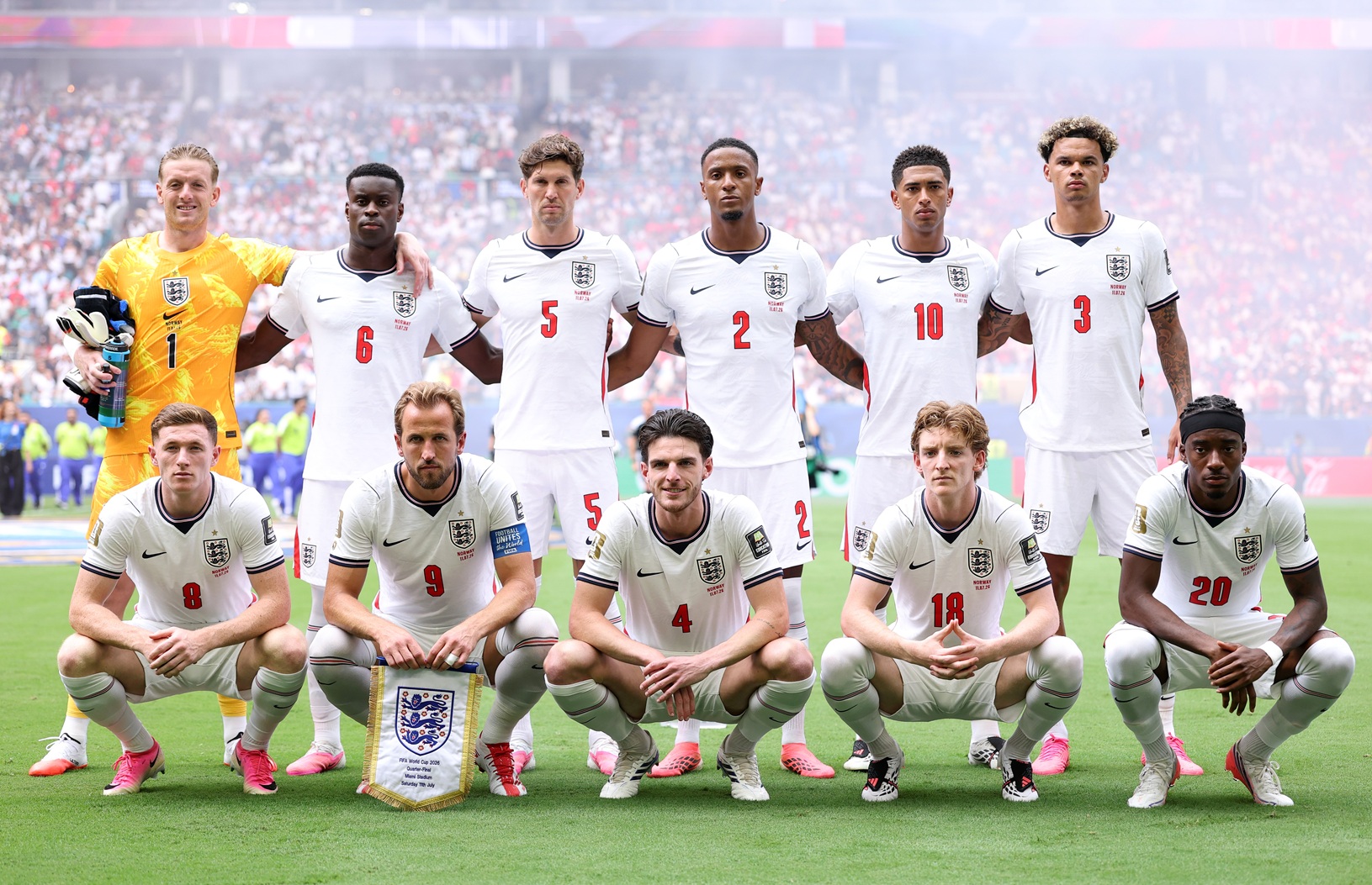 Angleterre/Argentine - Les &eacute;quipes officielles en demi-finale de Coupe du Monde