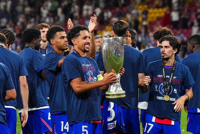 Marquinhos entre encore un peu plus dans la l&eacute;gende du football