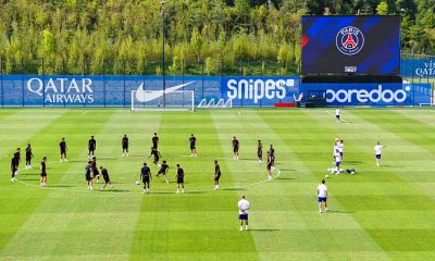 PSG/Monaco - Le d&eacute;but de l'entra&icirc;nement parisien en vid&eacute;o