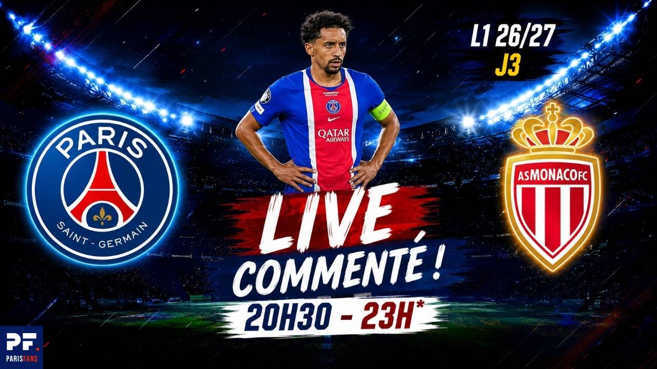 PSG/Monaco - Le match &agrave; vivre ensemble en direct !
