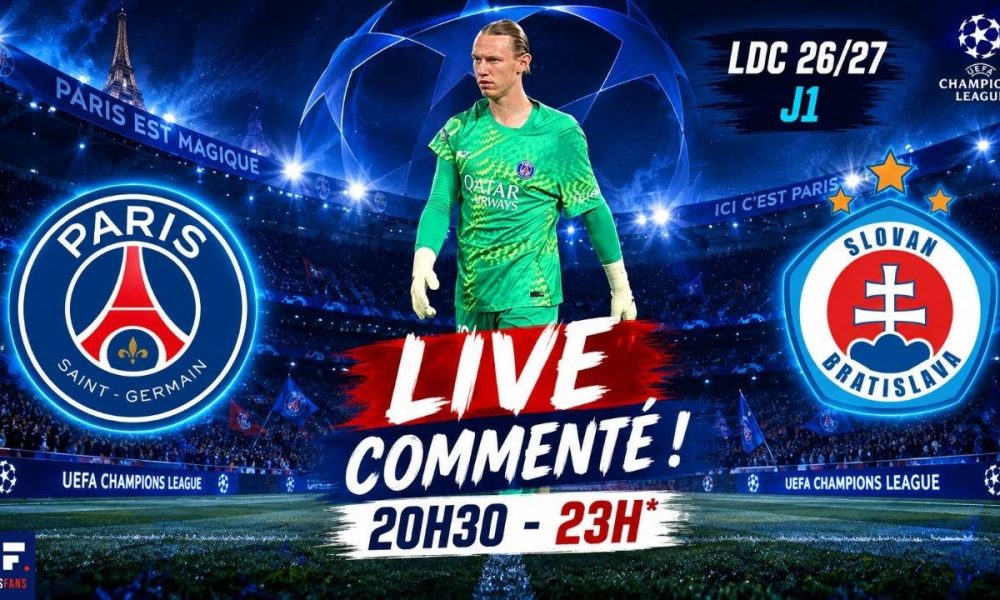 PSG/Slovan Bratislava - Le match &agrave; vivre ensemble en direct !