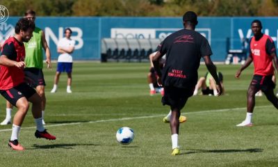 Le retour &agrave; l'entra&icirc;nement des internationaux du PSG en vid&eacute;o
