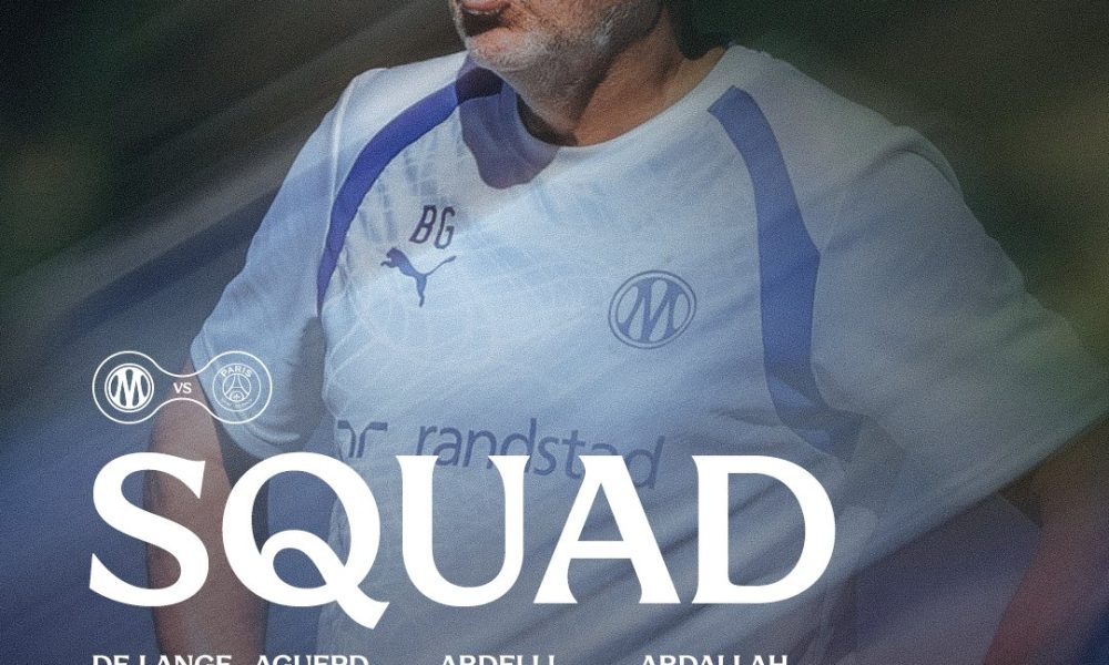 OM/PSG – Le groupe marseillais : 2 absents