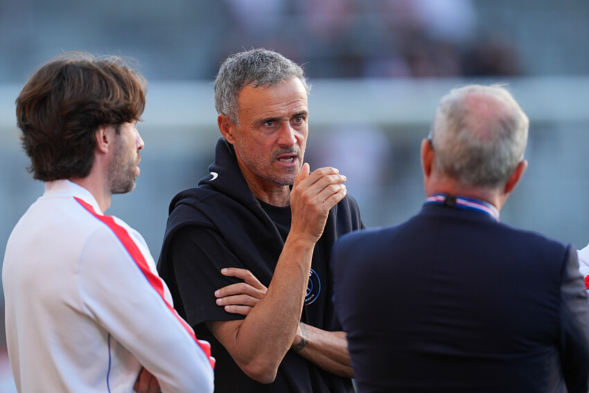 PSG/Le Mans - Luis Enrique PSG TV