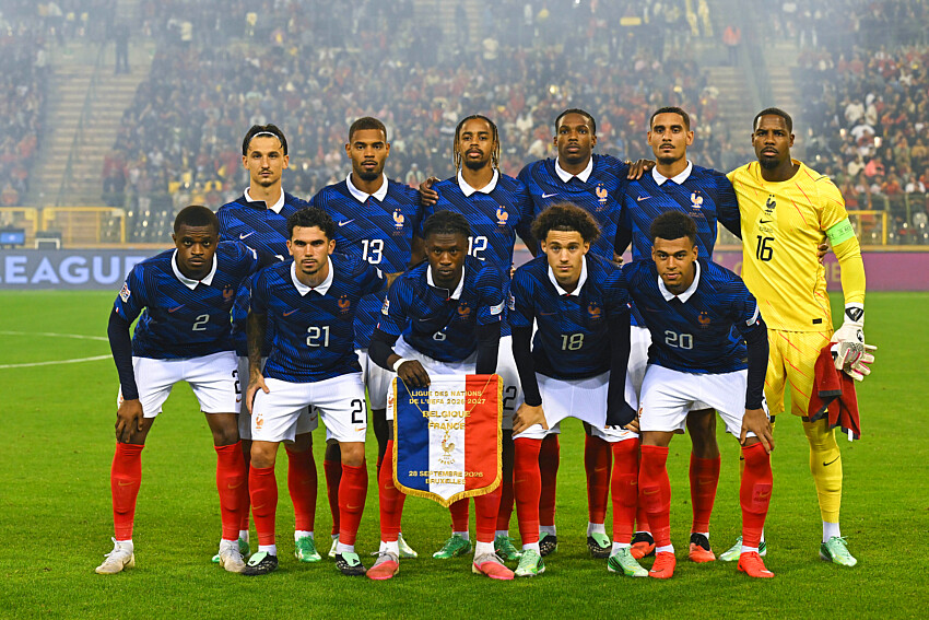 France/Italie - Les &eacute;quipes officielles :