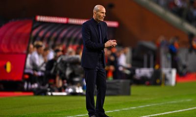 Belgique/France - Zidane f&eacute;licite Dou&eacute; et les Bleus