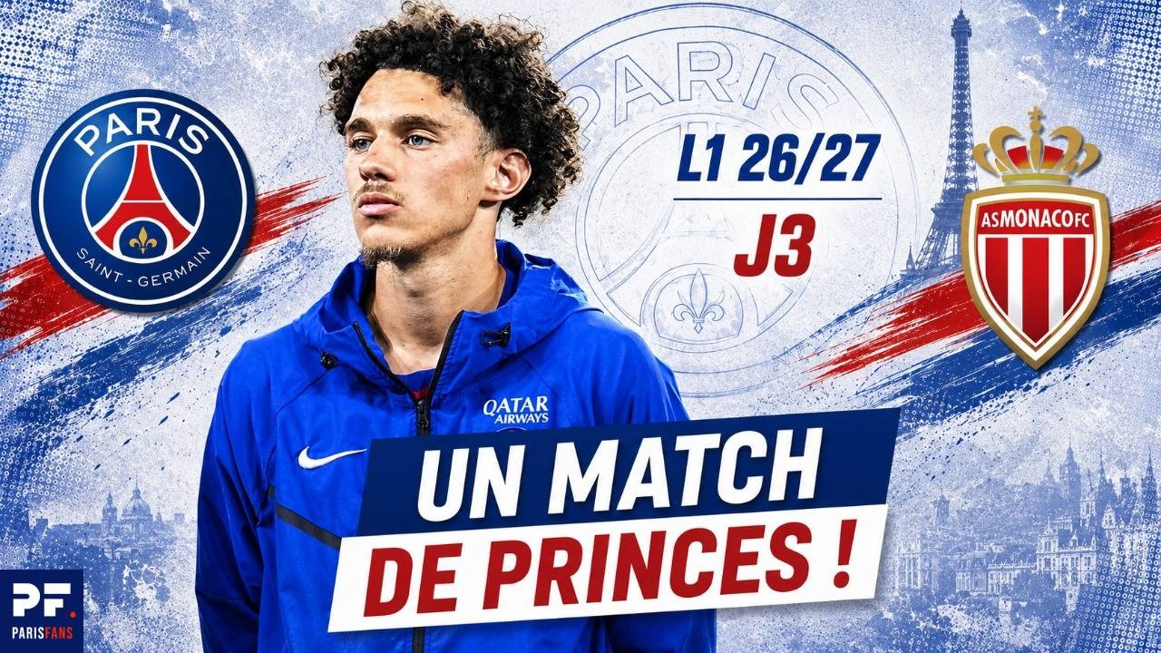 Vid&eacute;o PSG/Monaco - L'&eacute;quipe pour la premi&egrave;re au Parc des Princes