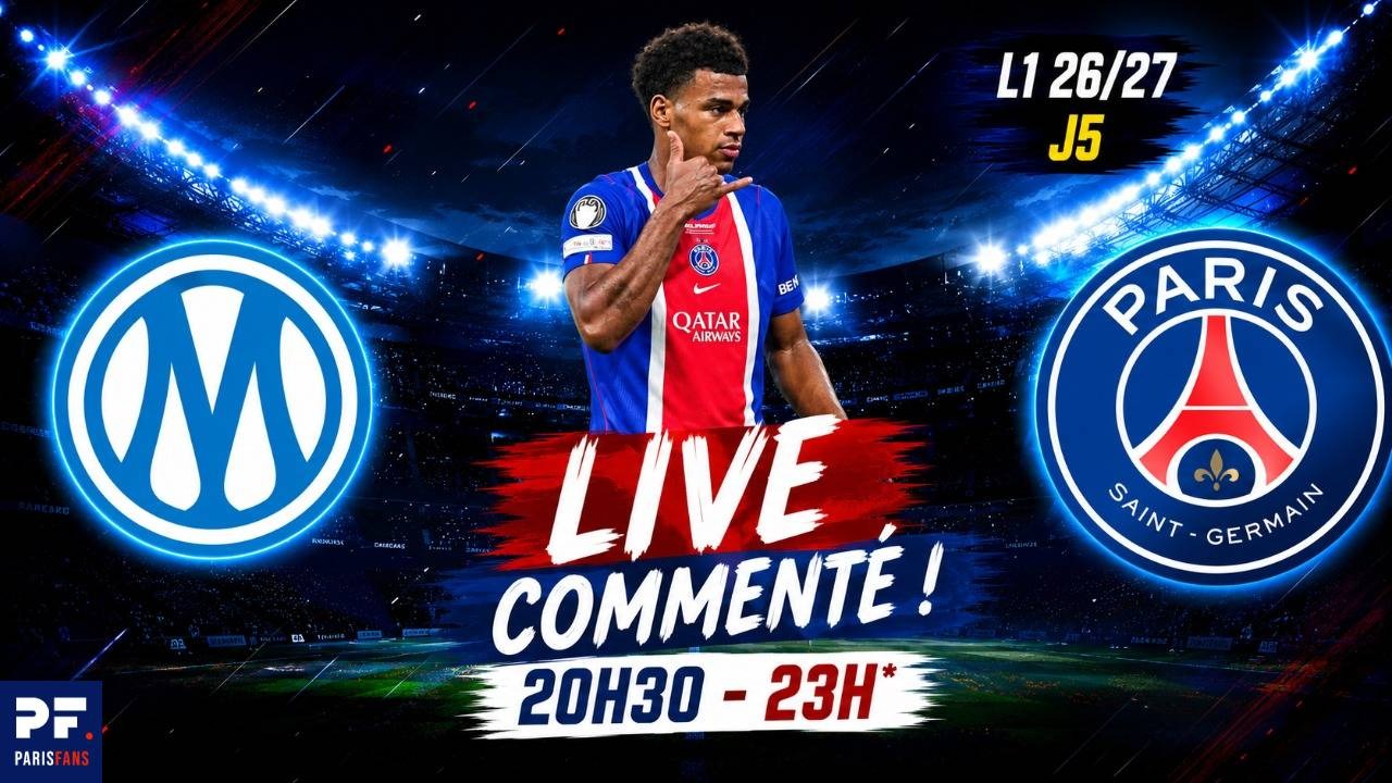 OM/PSG - Le match &agrave; vivre ensemble en direct !