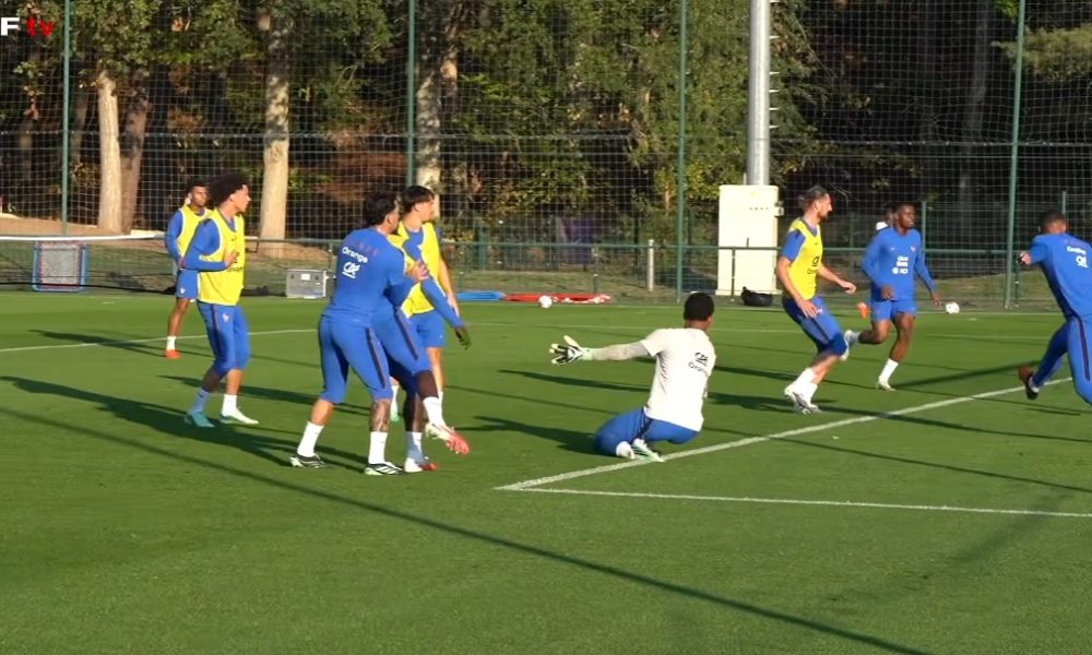 France/Belgique - La pr&eacute;paration des Bleus en vid&eacute;o