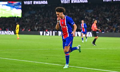 PSG/Le Mans - Akliouche jubile apr&egrave;s la victoire et son premier but