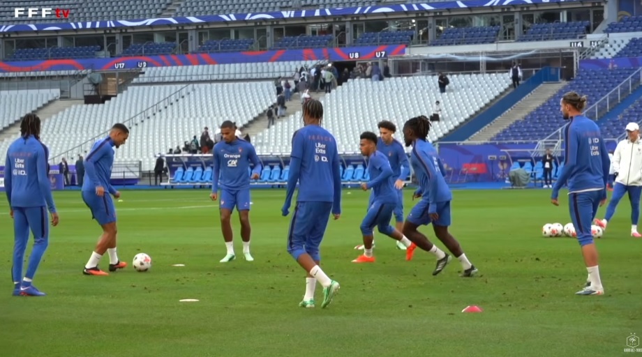 France/Italie - La pr&eacute;paration des Bleus en vid&eacute;o