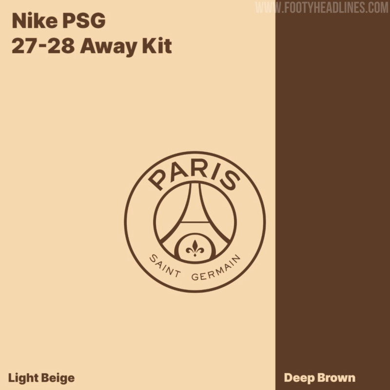 PSG – Le maillot extérieur 2027/2028 vers ce duo de couleurs